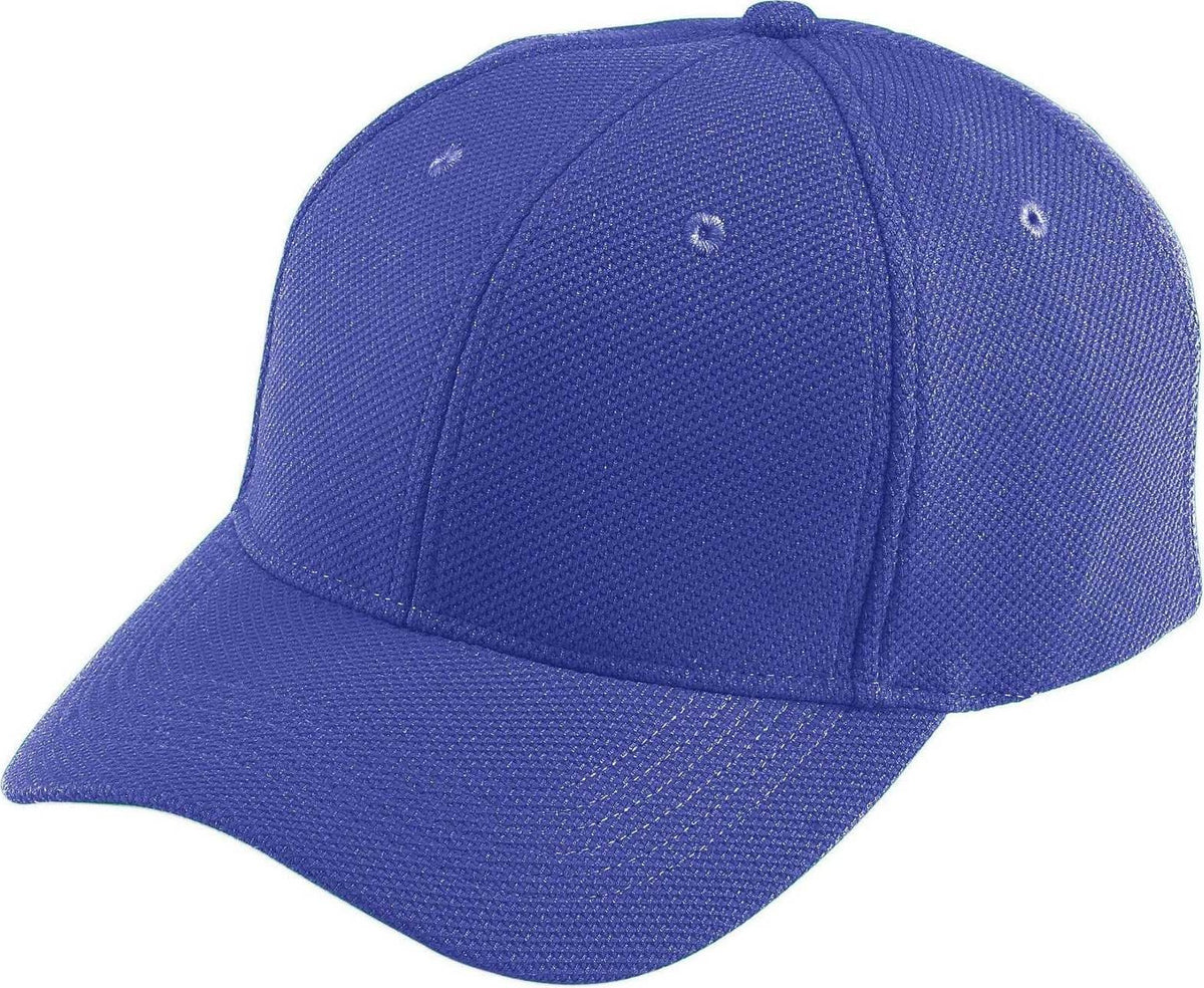 Augusta 6266 Adjustable Wicking Mesh Cap - Youth - Purple - HIT a Double