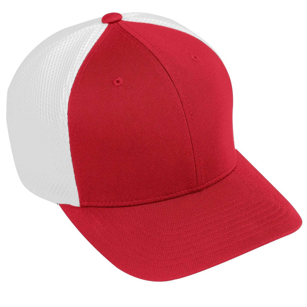 Augusta 6300 Flexfit Vapor Cap - Red White - HIT a Double
