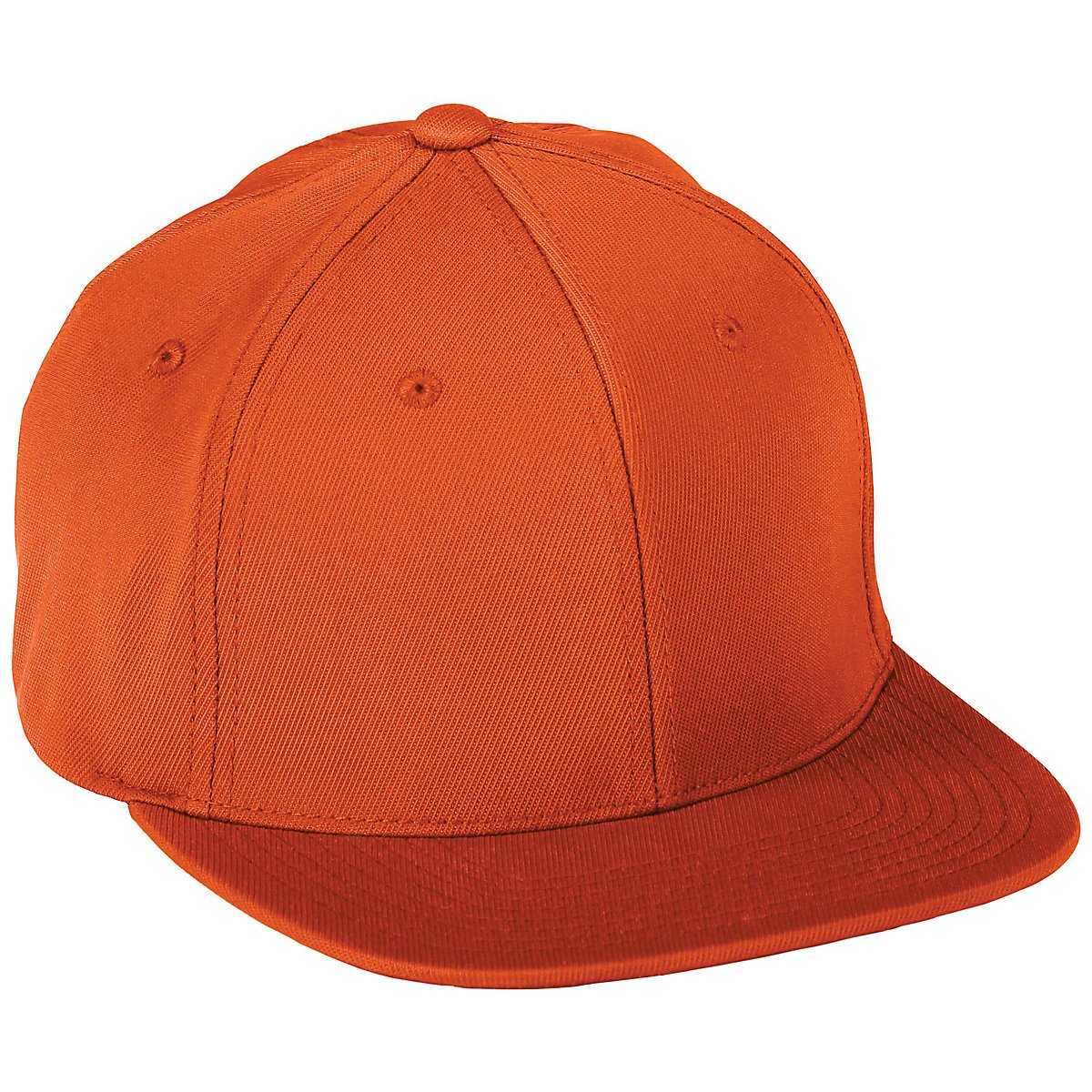 Augusta 6315 Youth Flex Fit Flat Bill Cap - Orange - HIT a Double