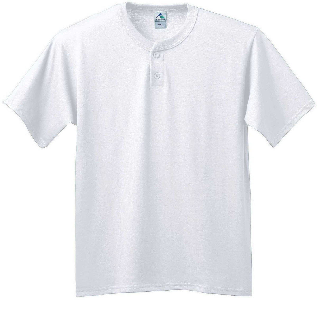Augusta 643 Six-Ounce Two-Button Baseball Jersey - Ash - HIT a Double