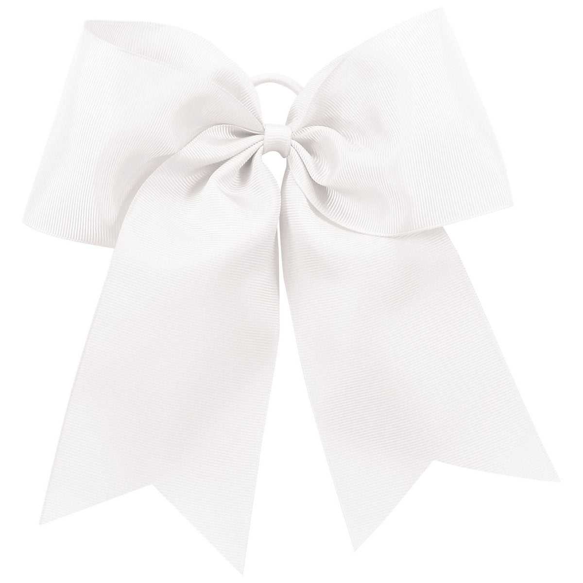 Augusta 6701 Cheer Hair Bow - White - HIT a Double
