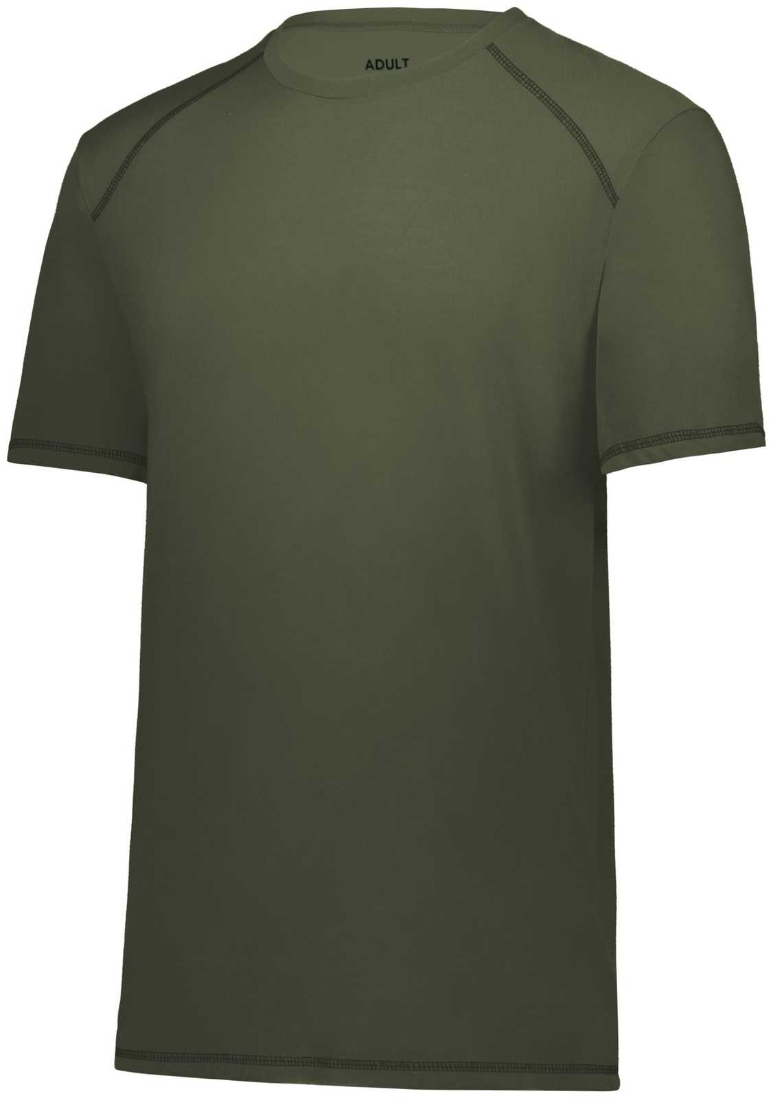 Augusta 6842 Super Soft-Spun Poly Tee - Olive - HIT a Double