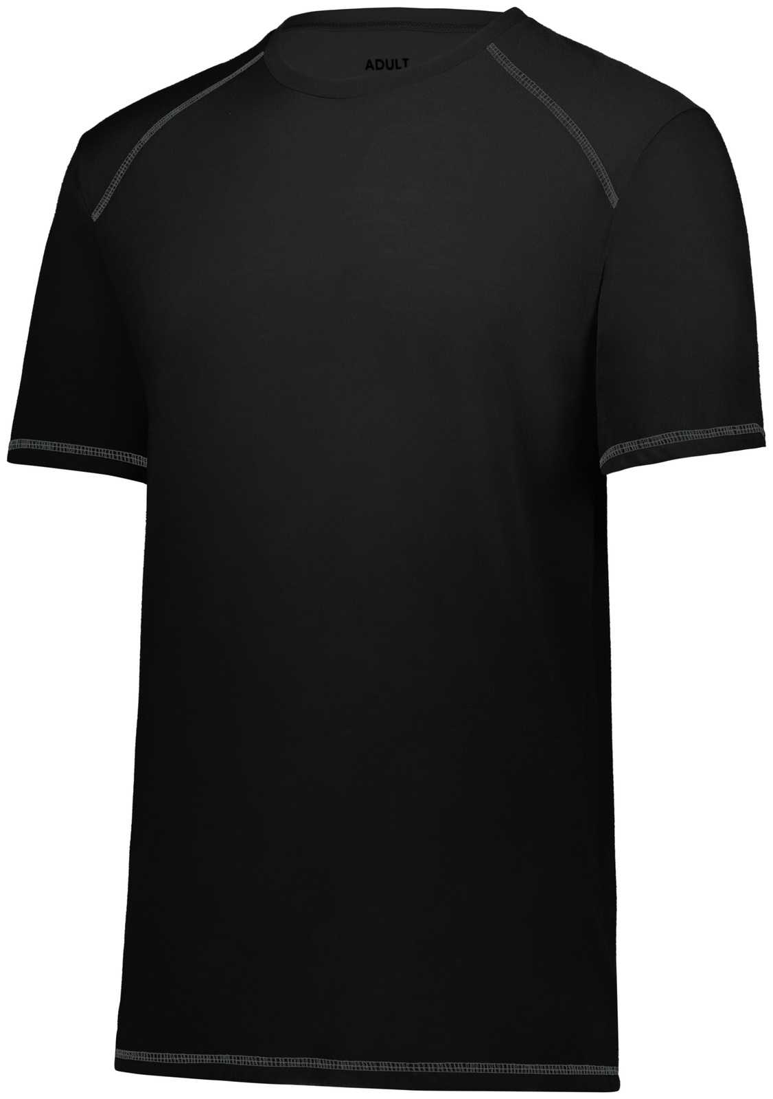 Augusta 6843 Youth Super Soft-Spun Poly Tee - Black - HIT a Double
