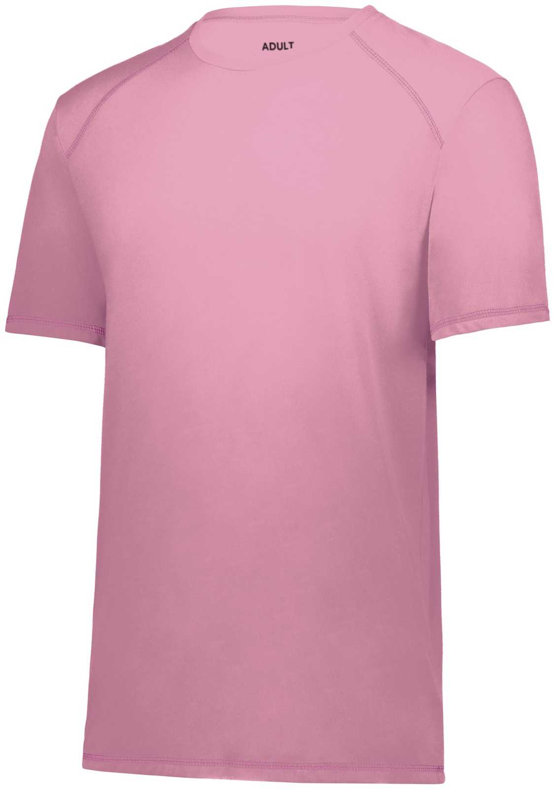 Augusta 6843 Youth Super Soft-Spun Poly Tee - Dusty Rose - HIT a Double