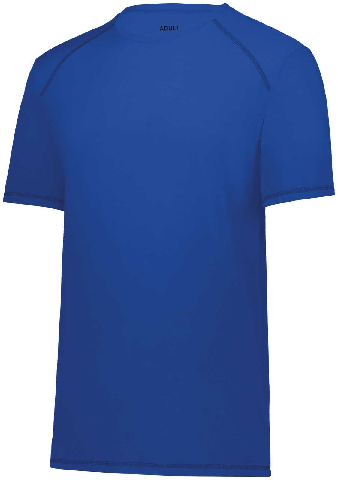 Augusta 6843 Youth Super Soft-Spun Poly Tee - Royal - HIT a Double