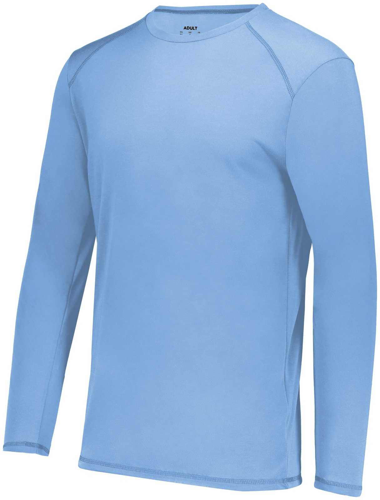Augusta 6846 Youth Super Soft-Spun Poly Long Sleeve Tee - Lake - HIT a Double