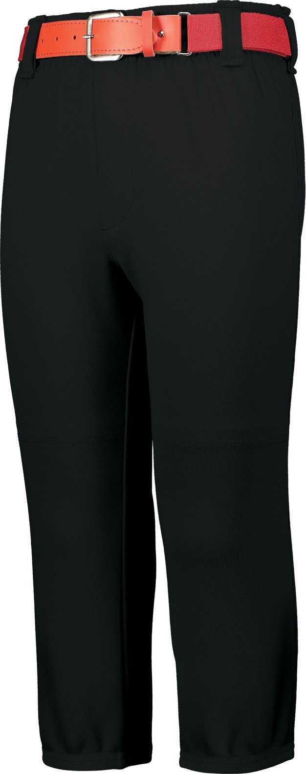 Augusta 6850 Gamer Pull-Up Baseball Pants with Loops - Black - HIT a Double