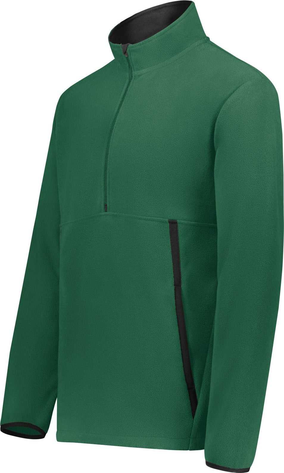 Augusta 6855 Chill Fleece 2.0 1/2 Zip Pullover - Dark Green - HIT a Double
