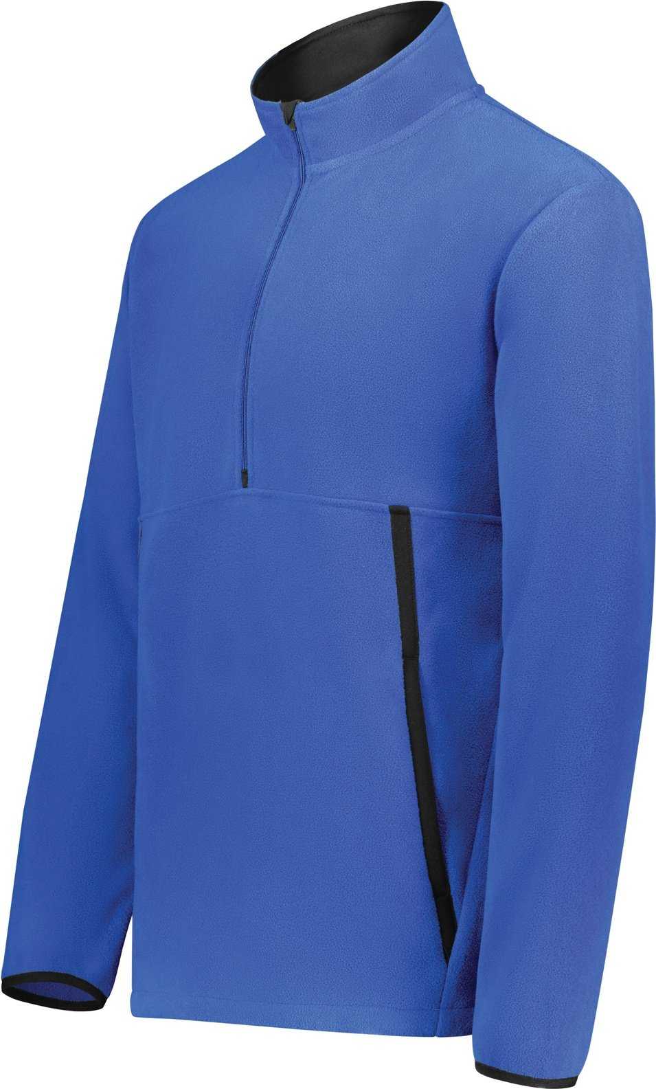 Augusta 6856 Youth Chill Fleece 2.0 1/2 Zip Pullover - Royal - HIT a Double