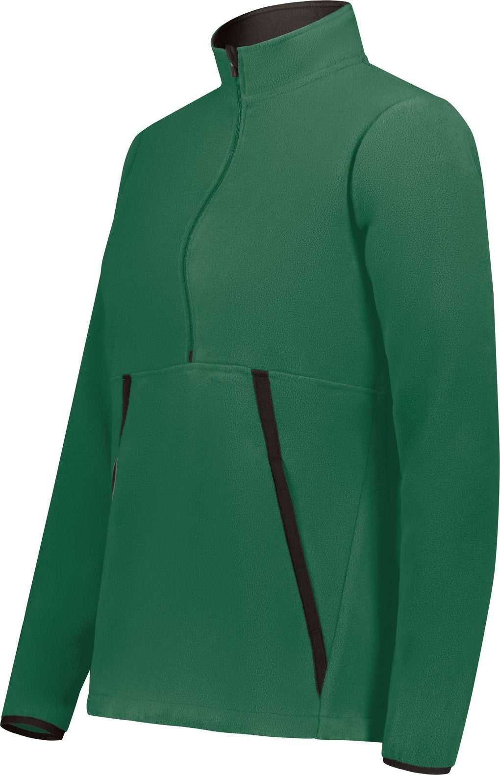 Augusta 6857 Ladies Chill Fleece 2.0 1/2 Zip Pullover - Dark Green - HIT a Double