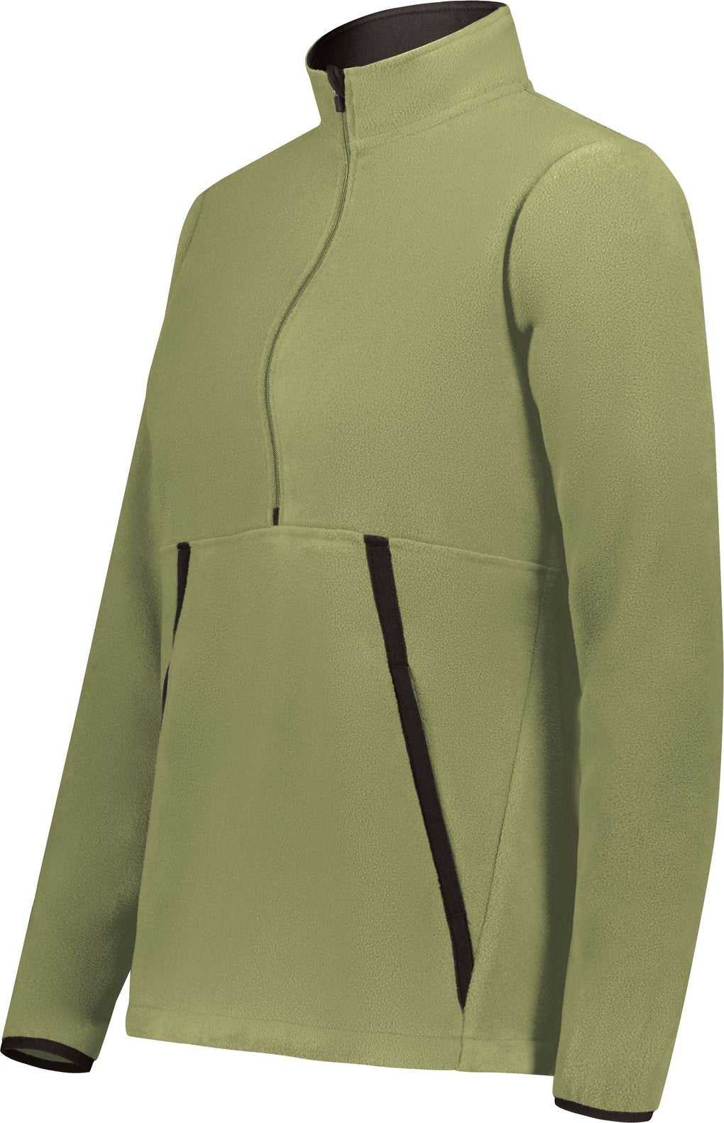 Augusta 6857 Ladies Chill Fleece 2.0 1/2 Zip Pullover - Olive - HIT a Double