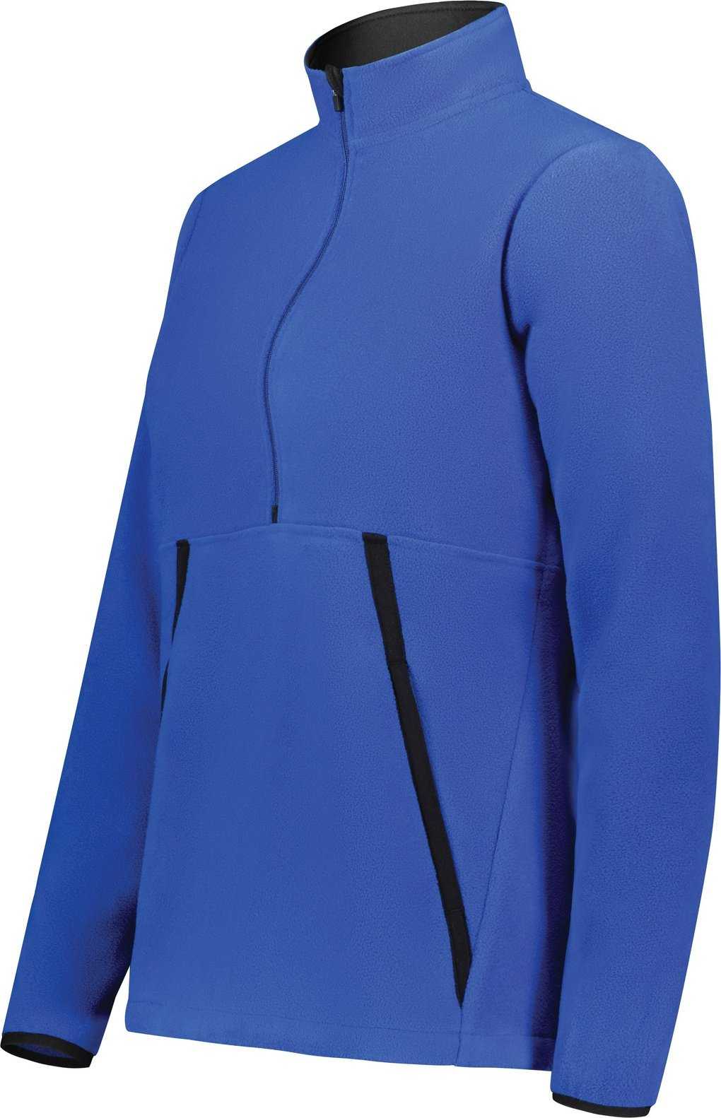 Augusta 6857 Ladies Chill Fleece 2.0 1/2 Zip Pullover - Royal - HIT a Double