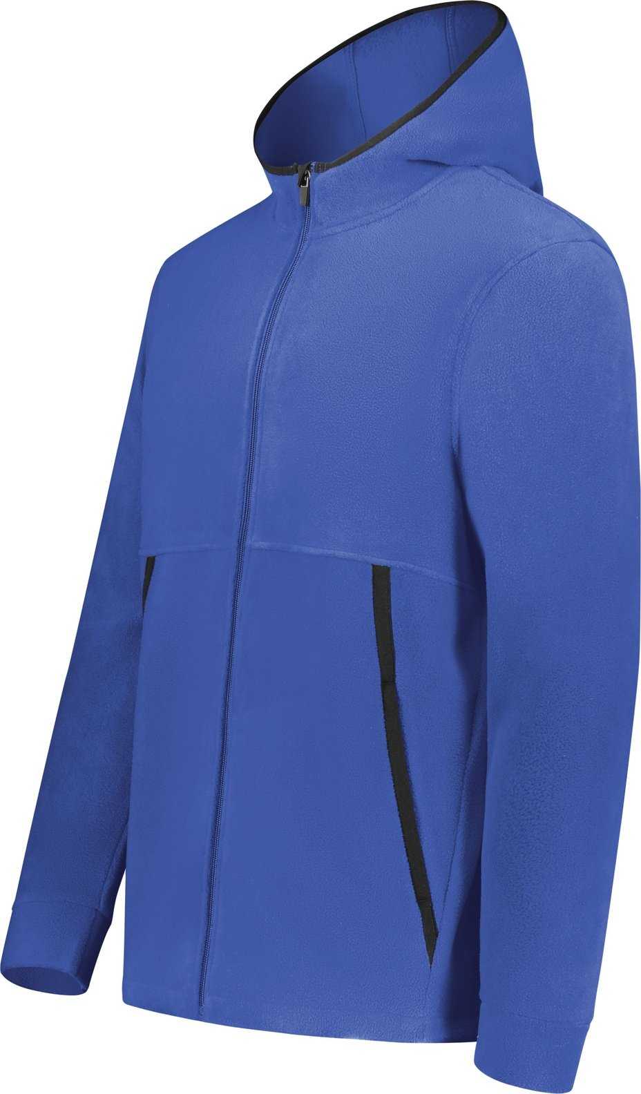 Augusta 6859 Youth Chill Fleece 2.0  Full Zip Hoodie - Royal - HIT a Double