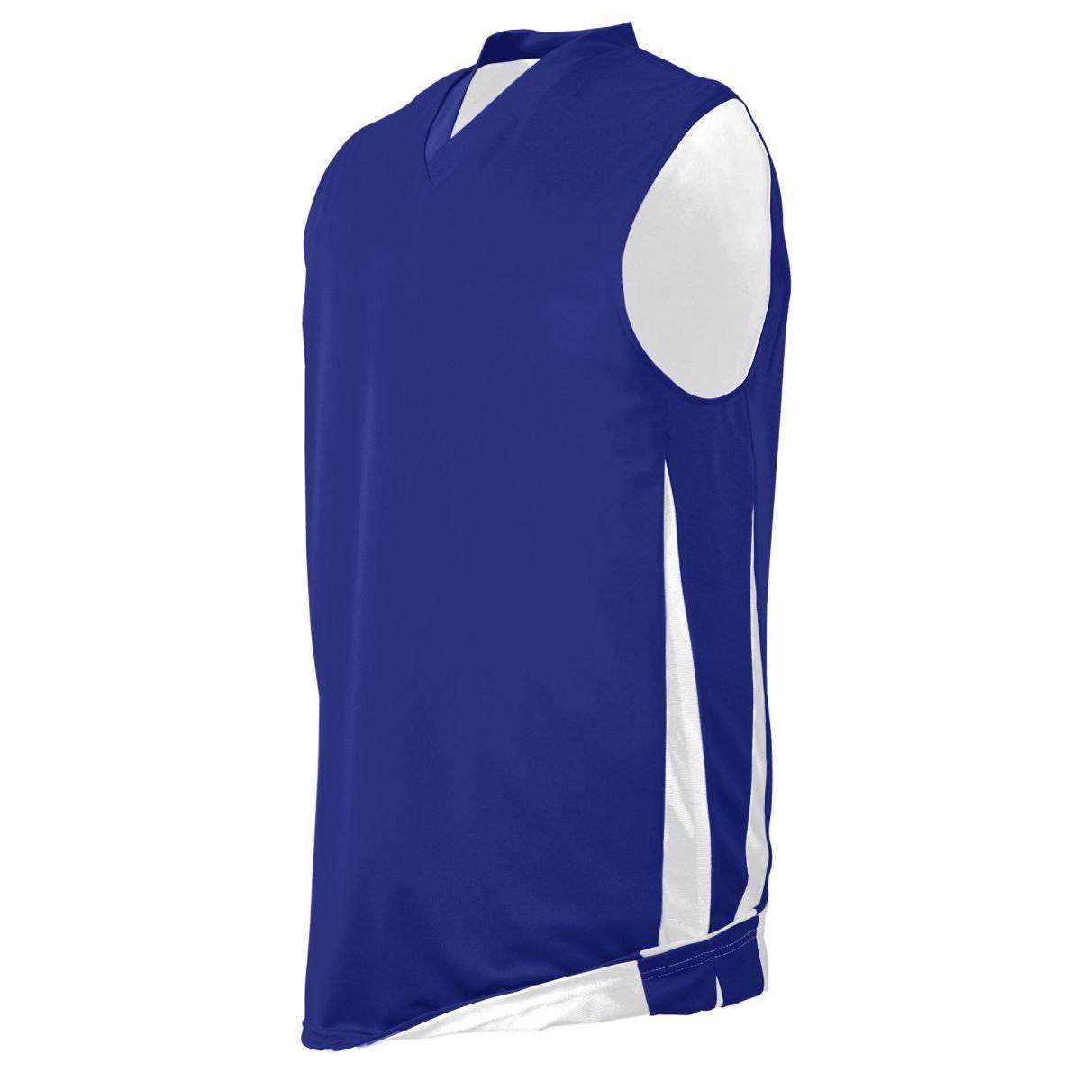 Augusta 685 Reversible Wicking Game Jersey - Purple White - HIT a Double