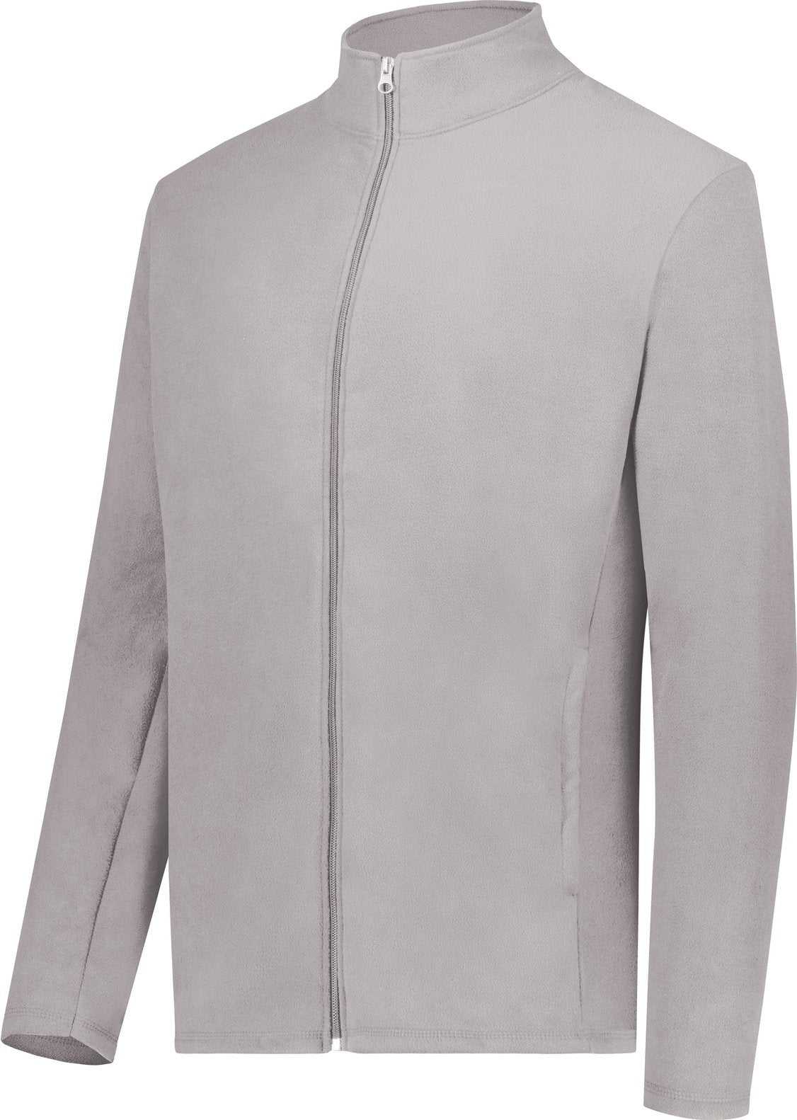 Augusta 6861 Micro-Lite Fleece Full Zip Jacket - Athletic Gray - HIT a Double