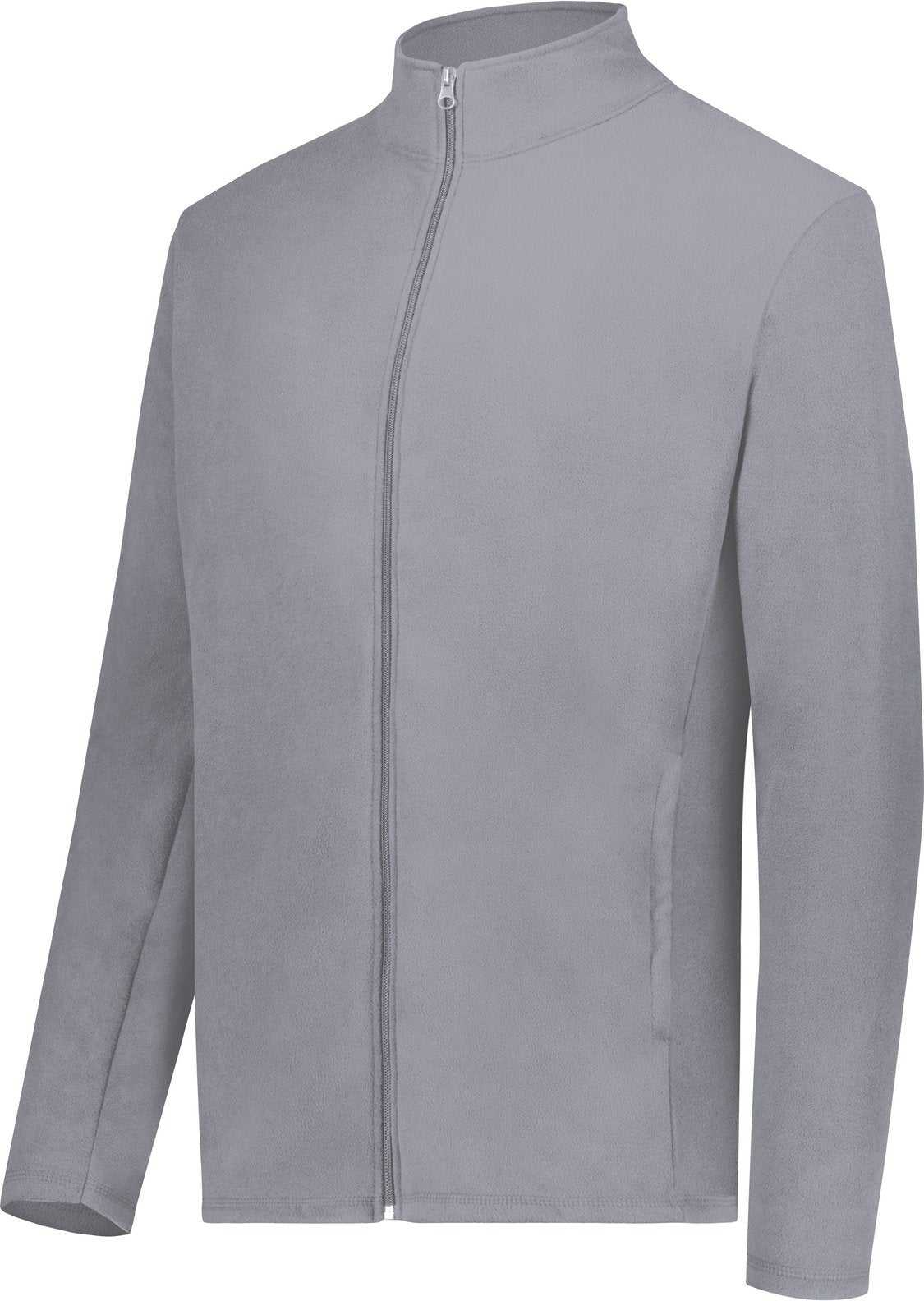 Augusta 6861 Micro-Lite Fleece Full Zip Jacket - Graphite - HIT a Double