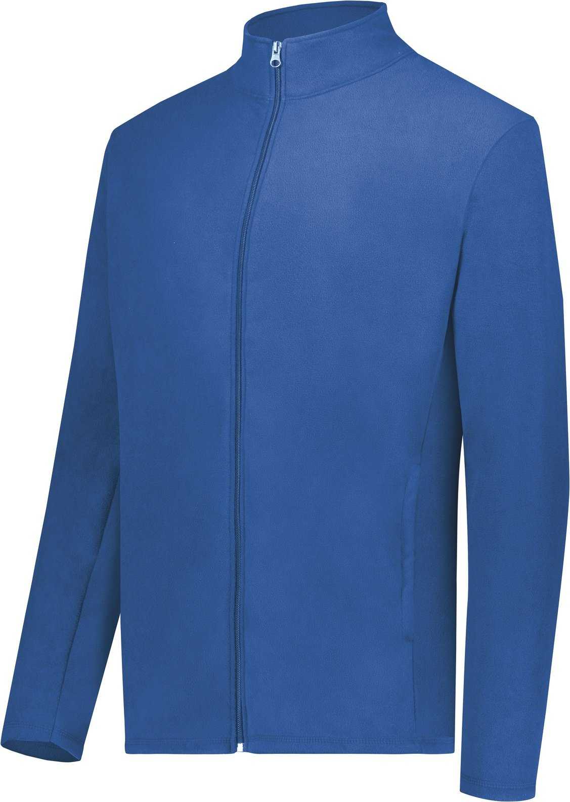 Augusta 6861 Micro-Lite Fleece Full Zip Jacket - Royal - HIT a Double