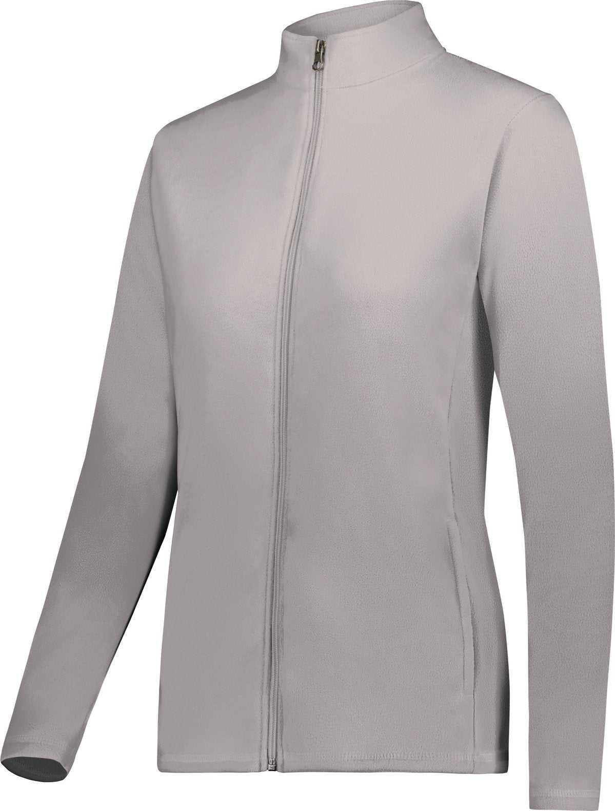 Augusta 6862 Ladies Micro-Lite Fleece Full-Zip Jacket - Athletic Gray - HIT a Double