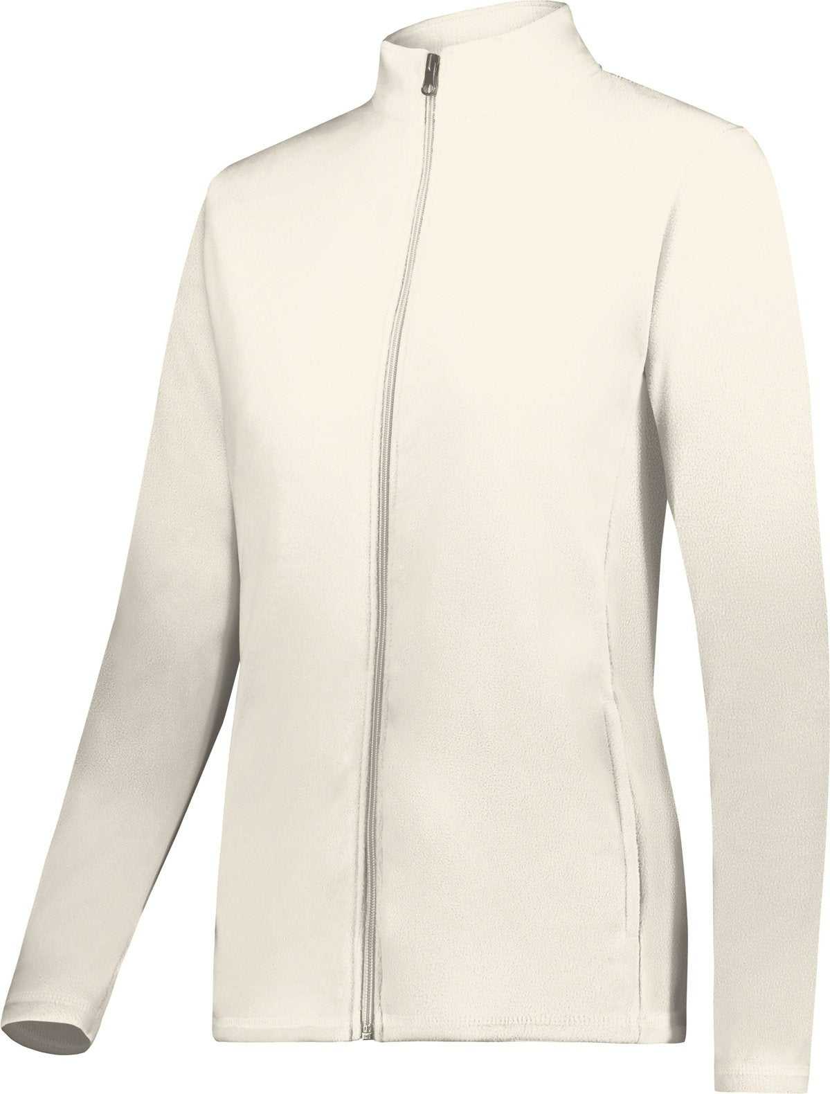 Augusta 6862 Ladies Micro-Lite Fleece Full-Zip Jacket - Oyster - HIT a Double