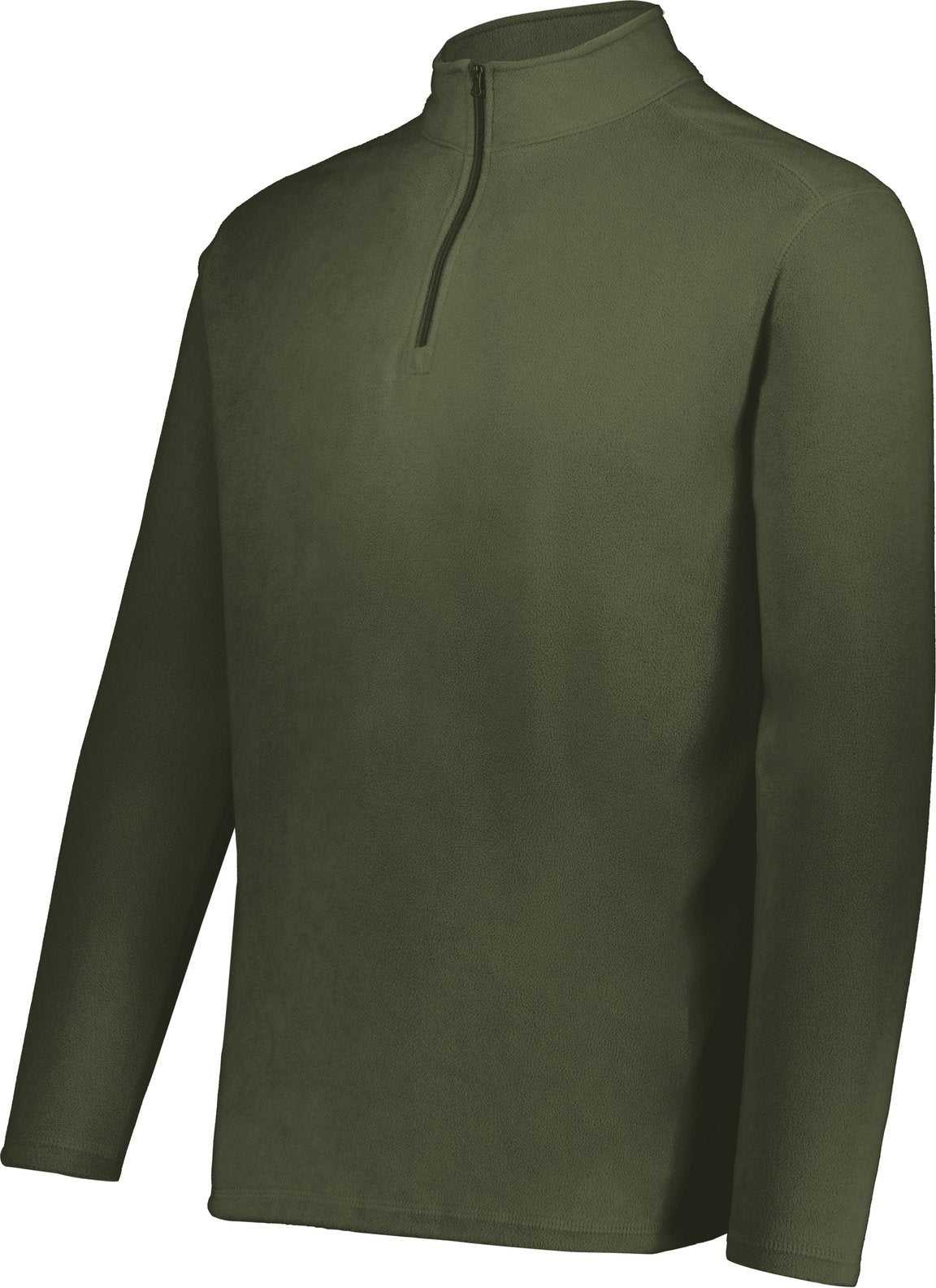 Augusta 6863 Micro-Lite Fleece 1/4 Zip Pullover - Olive - HIT a Double