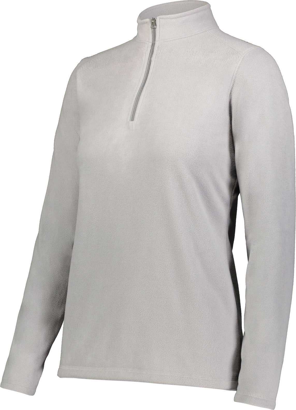 Augusta 6864 Ladies Micro-Lite Fleece 1/4 Zip Pullover - Athletic Gray - HIT a Double