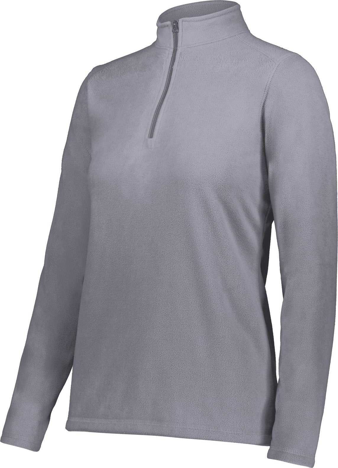 Augusta 6864 Ladies Micro-Lite Fleece 1/4 Zip Pullover - Graphite - HIT a Double