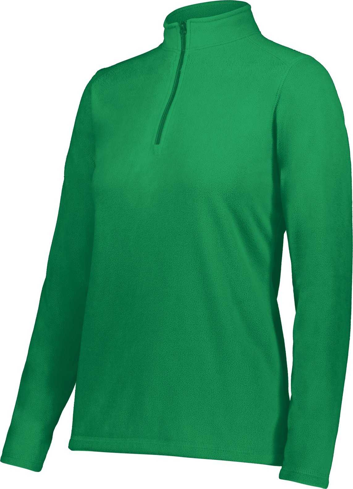 Augusta 6864 Ladies Micro-Lite Fleece 1/4 Zip Pullover - Kelly - HIT a Double