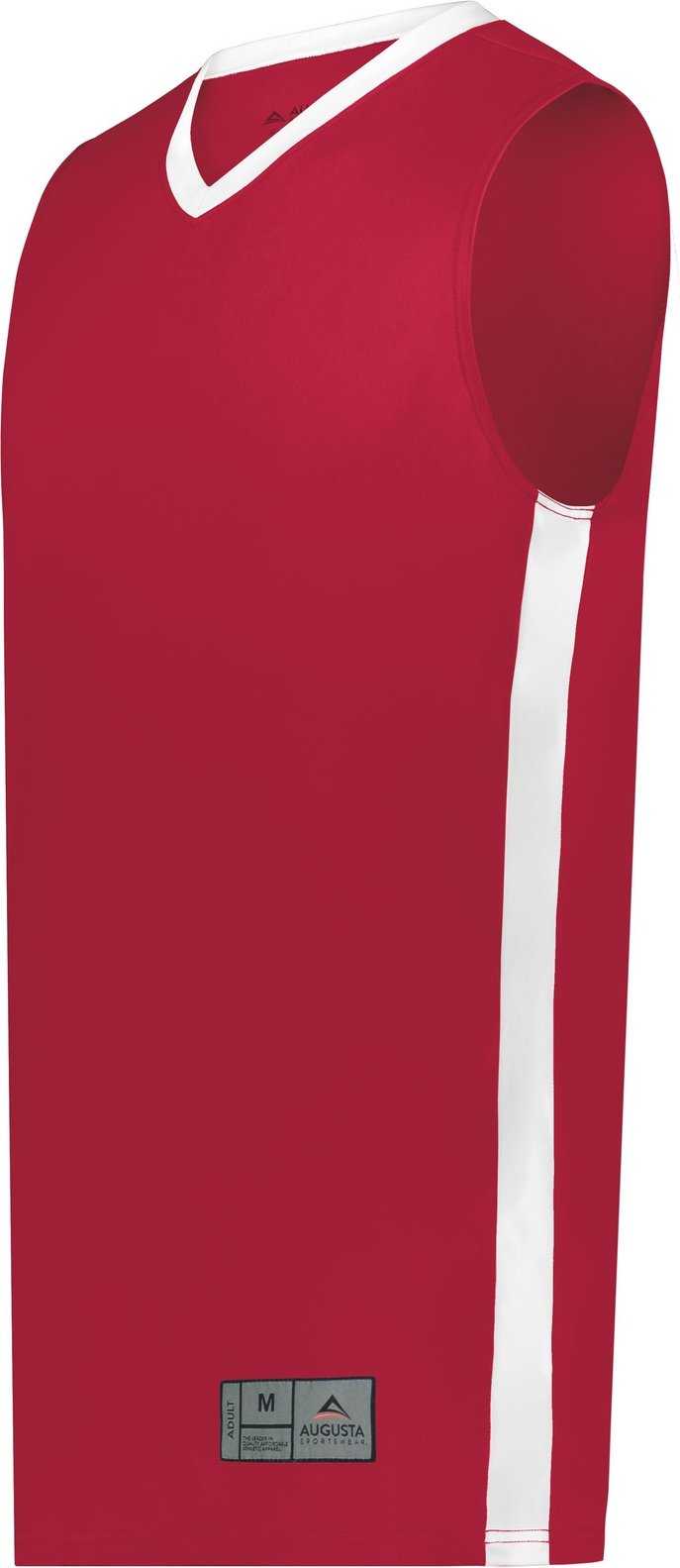 Augusta 6886 Match-Up Basketball Jersey - Scarlet White - HIT a Double