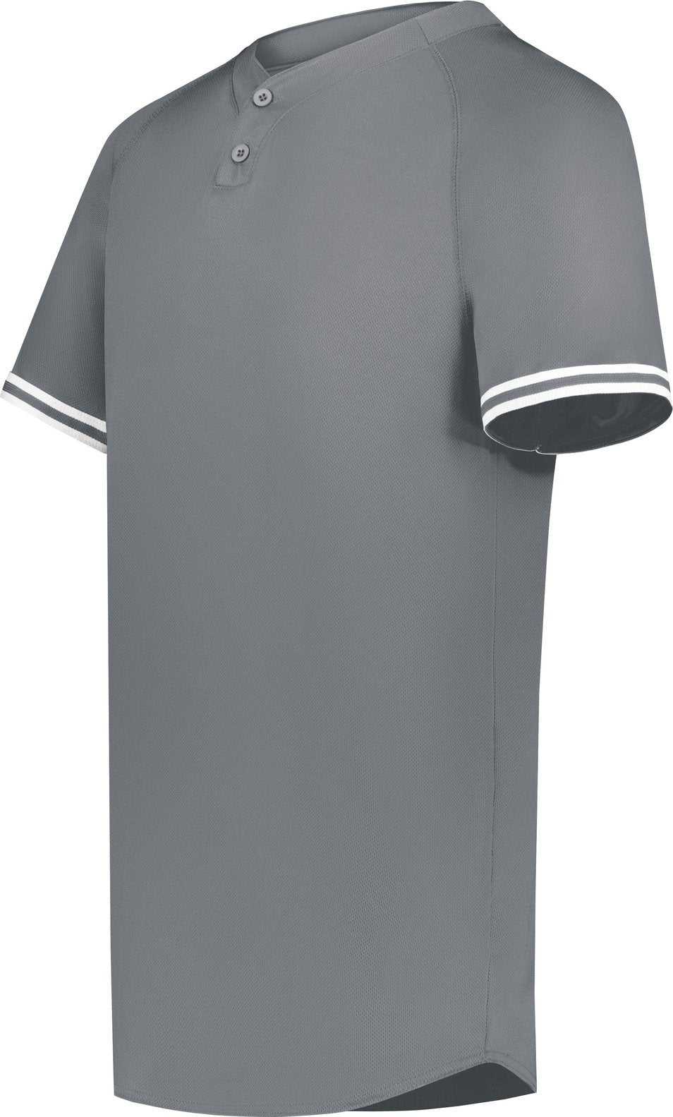 Augusta 6905 Cutter+ Henley Jersey - Graphite White - HIT a Double