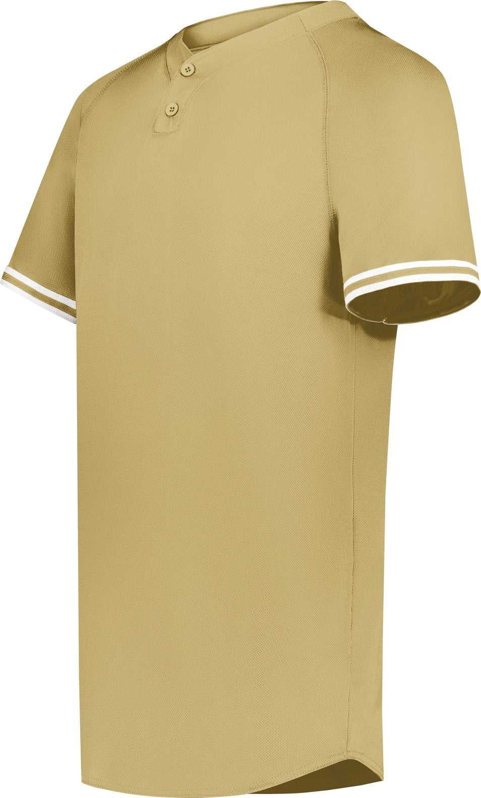 Augusta 6906 Youth Cutter+ Henley Jersey - Vegas Gold White - HIT a Double
