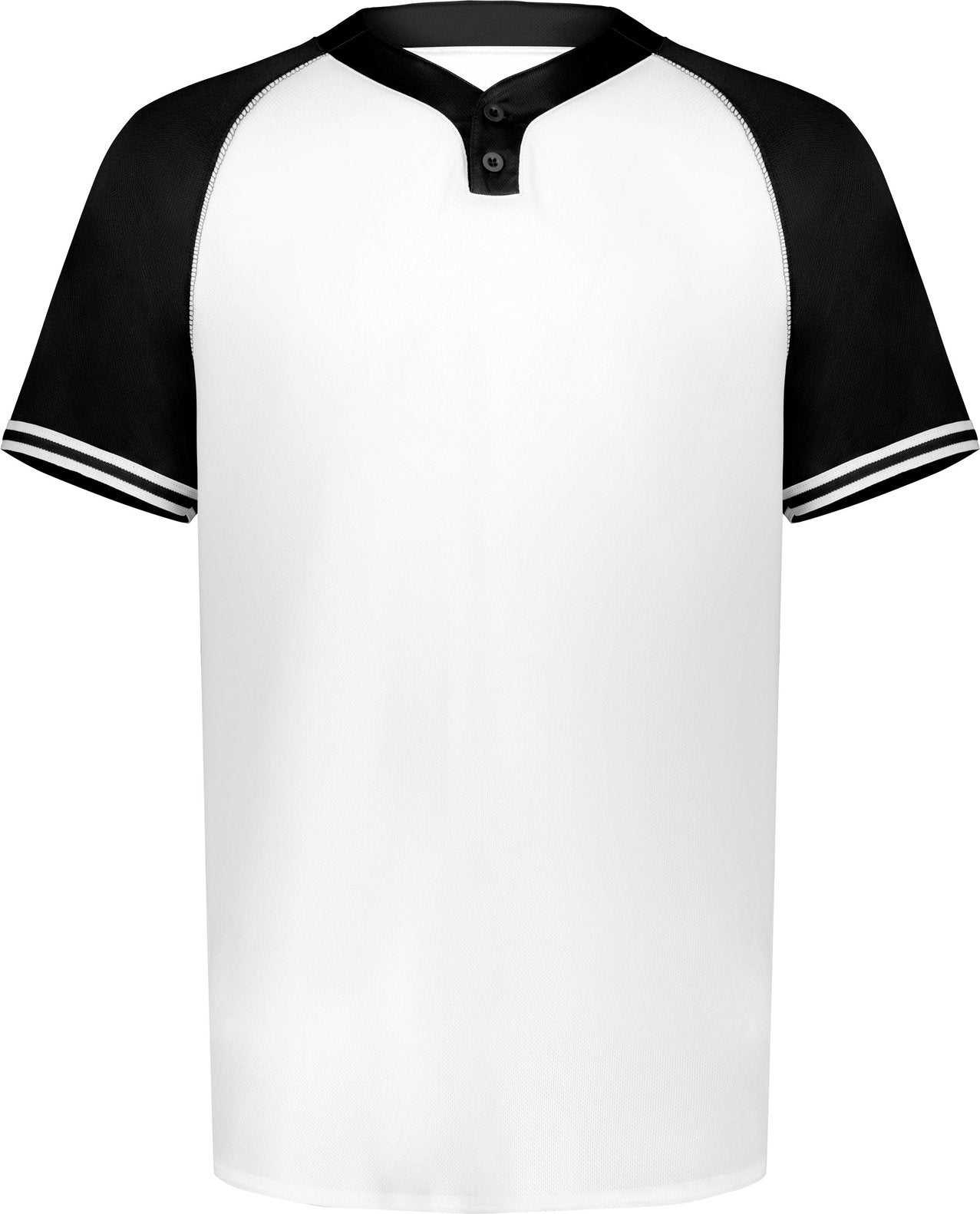 Augusta 6906 Youth Cutter+ Henley Jersey - White Black - HIT a Double