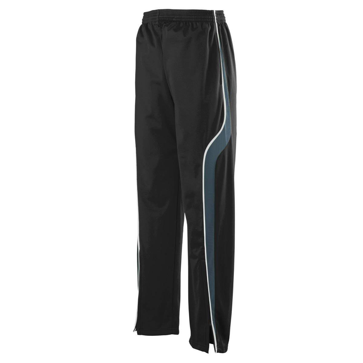 Augusta 7715 Rival Pant - Youth - Black Dark Gray White - HIT a Double