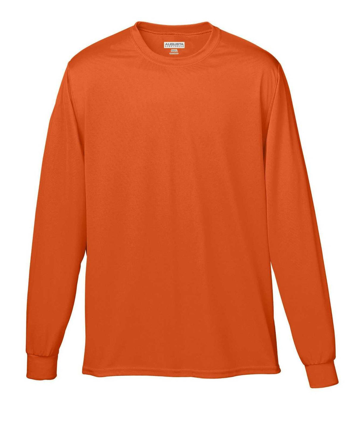 Augusta 788 Wicking Long Sleeve T-Shirt - Orange - HIT a Double