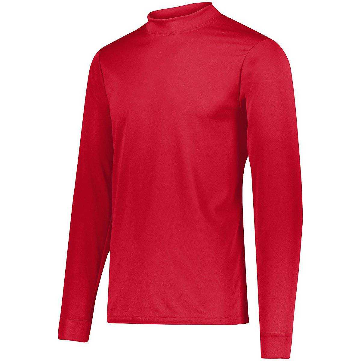 Augusta 797 Wicking Mock Turtleneck - Red - HIT a Double