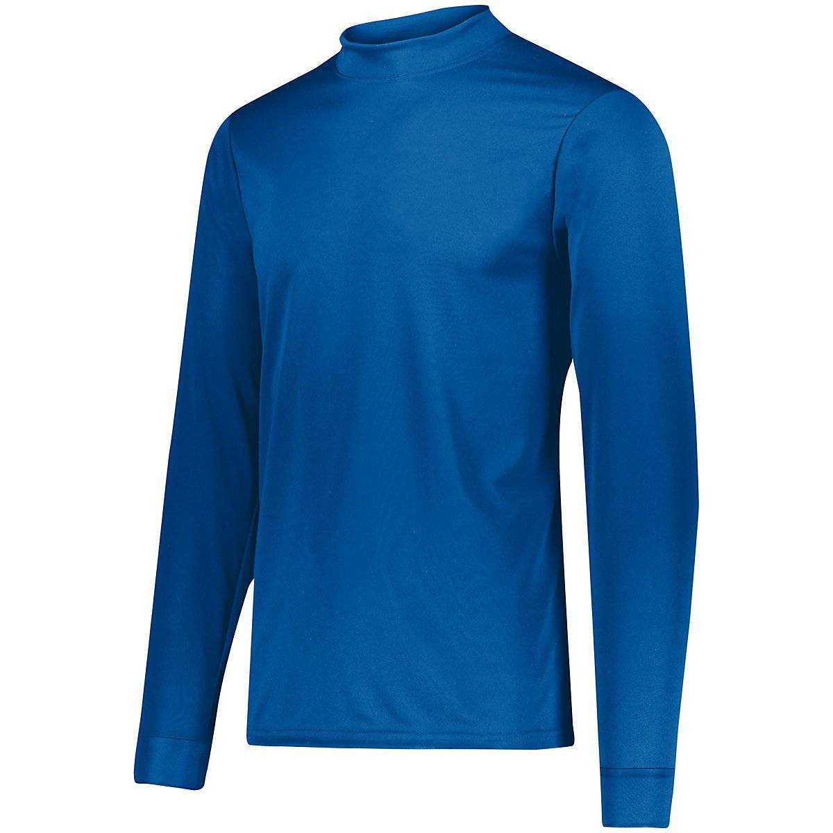 Augusta 797 Wicking Mock Turtleneck - Royal - HIT a Double