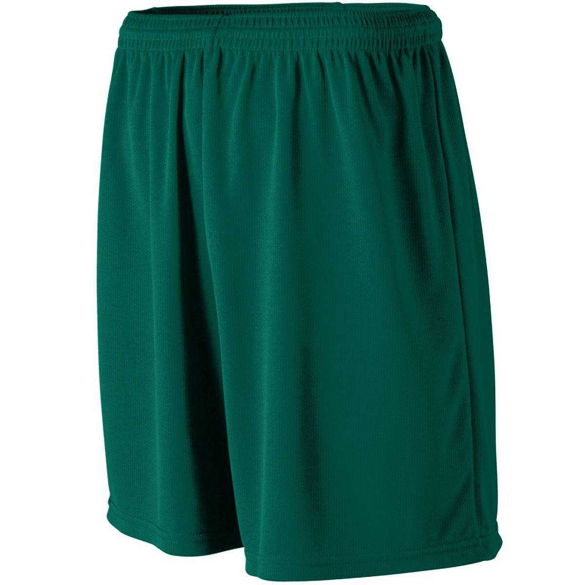 Augusta 806 Youth Wicking Mesh Athletic Short - Forest - HIT a Double