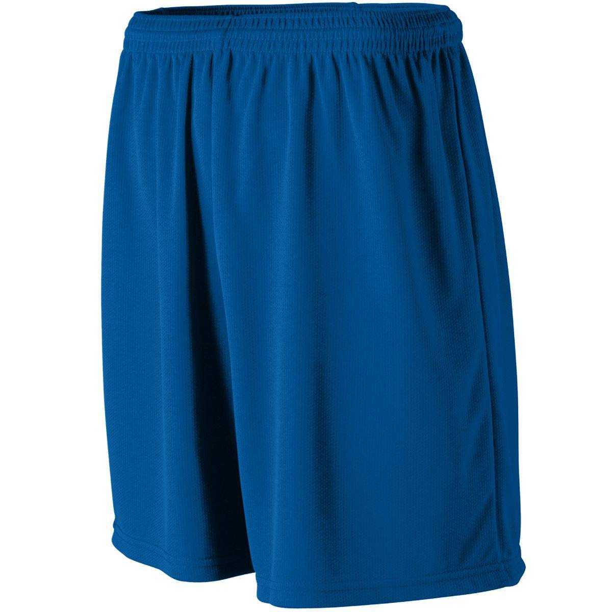 Augusta 806 Youth Wicking Mesh Athletic Short - Royal - HIT a Double