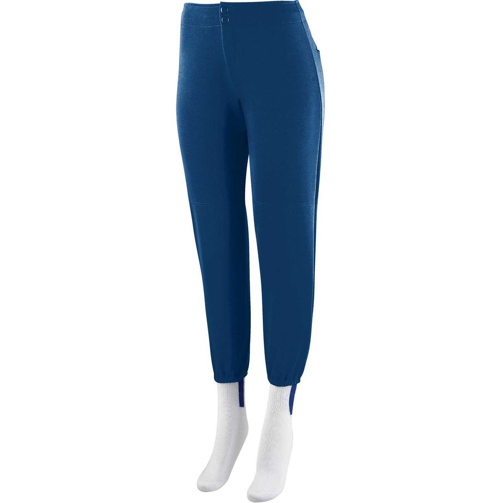 Augusta 828 Ladies Low Rise Softball Pant - Navy - HIT a Double