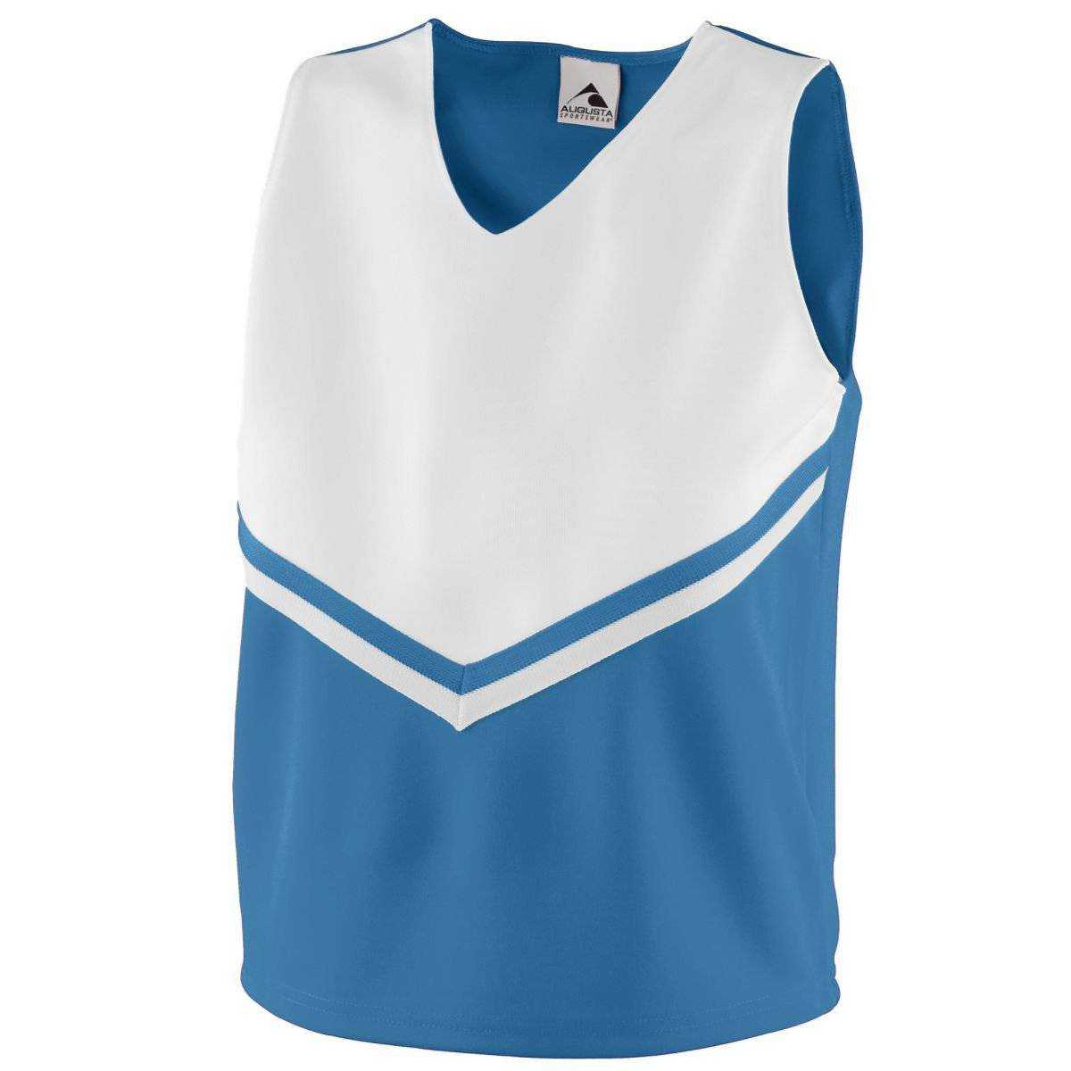 Augusta 9110 Ladies Pride Shell - Columbia Blue White - HIT a Double