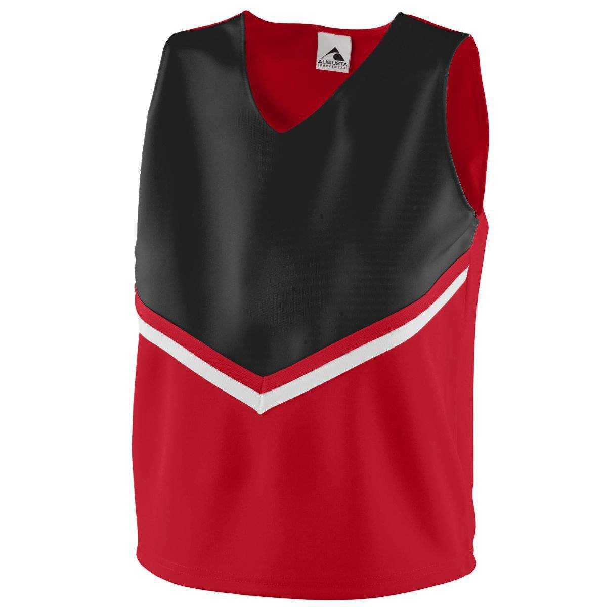 Augusta 9111 Girls Pride Shell - Red Black White - HIT a Double