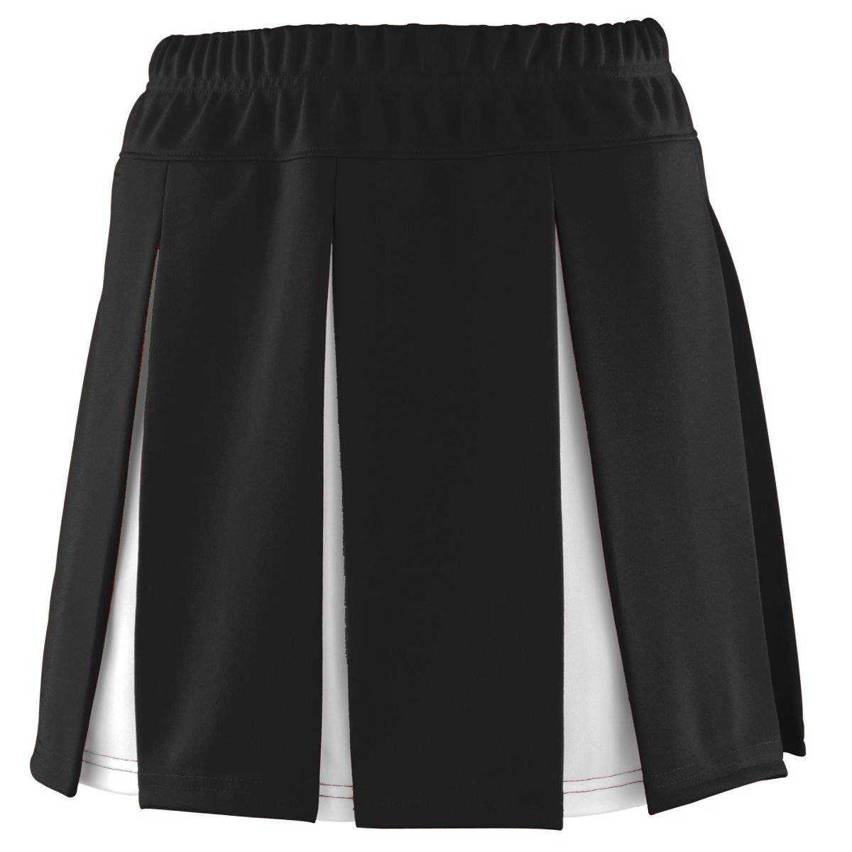 Augusta 9116 Girls Liberty Skirt - Black White - HIT a Double