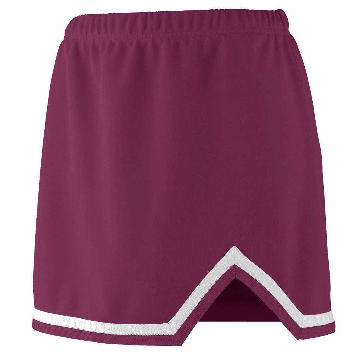 Augusta 9125 Ladies Energy Skirt - Maroon White - HIT a Double