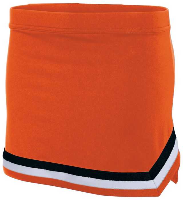 Augusta 9145 Ladies Pike Skirt - Orange White Black - HIT a Double
