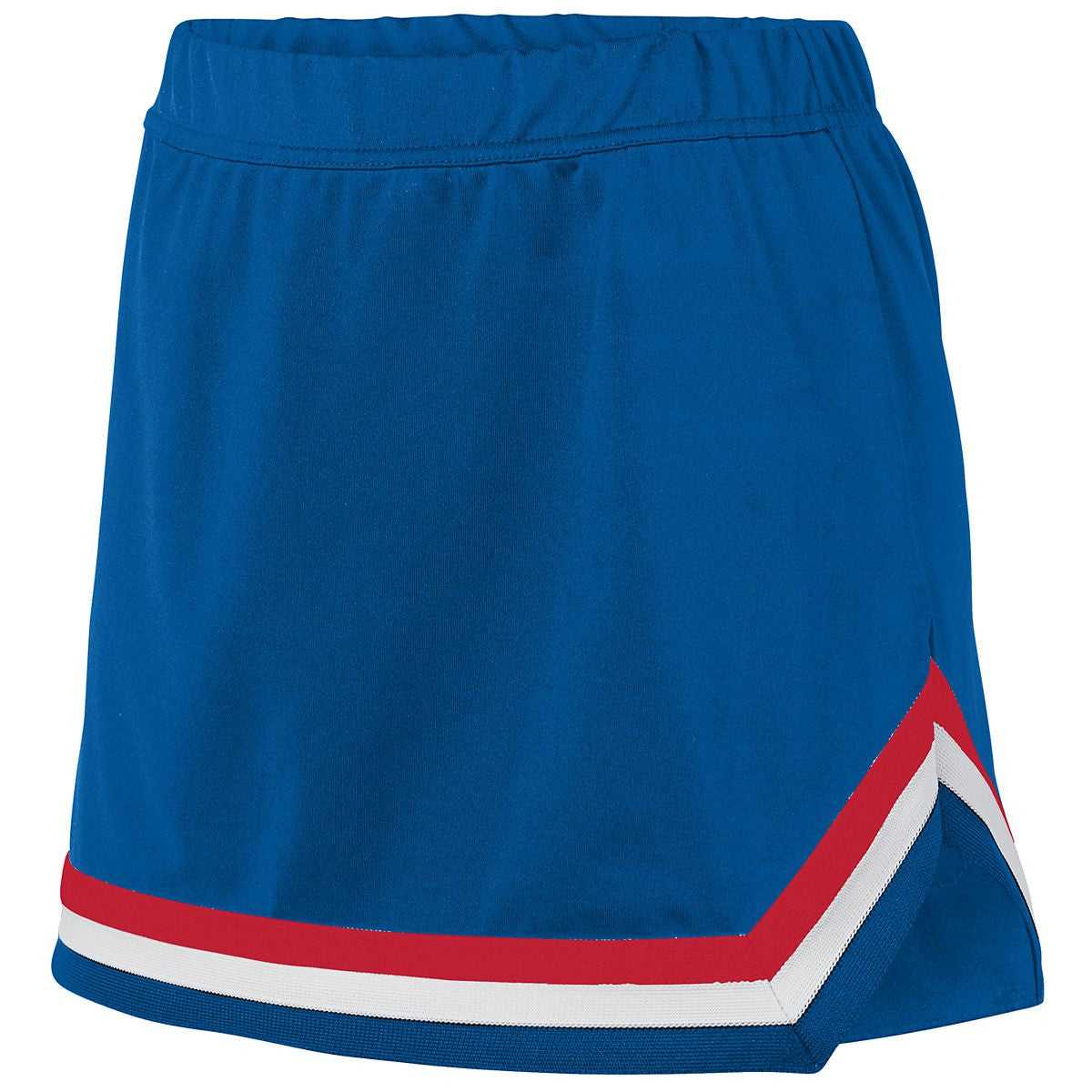 Augusta 9145 Ladies Pike Skirt - Royal Red White - HIT a Double