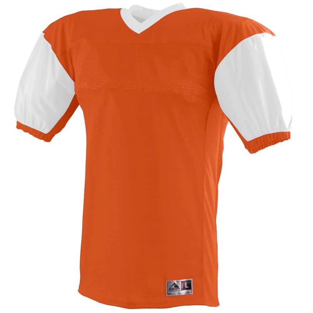 Augusta 9540 Red Zone Jersey - Orange White - HIT a Double