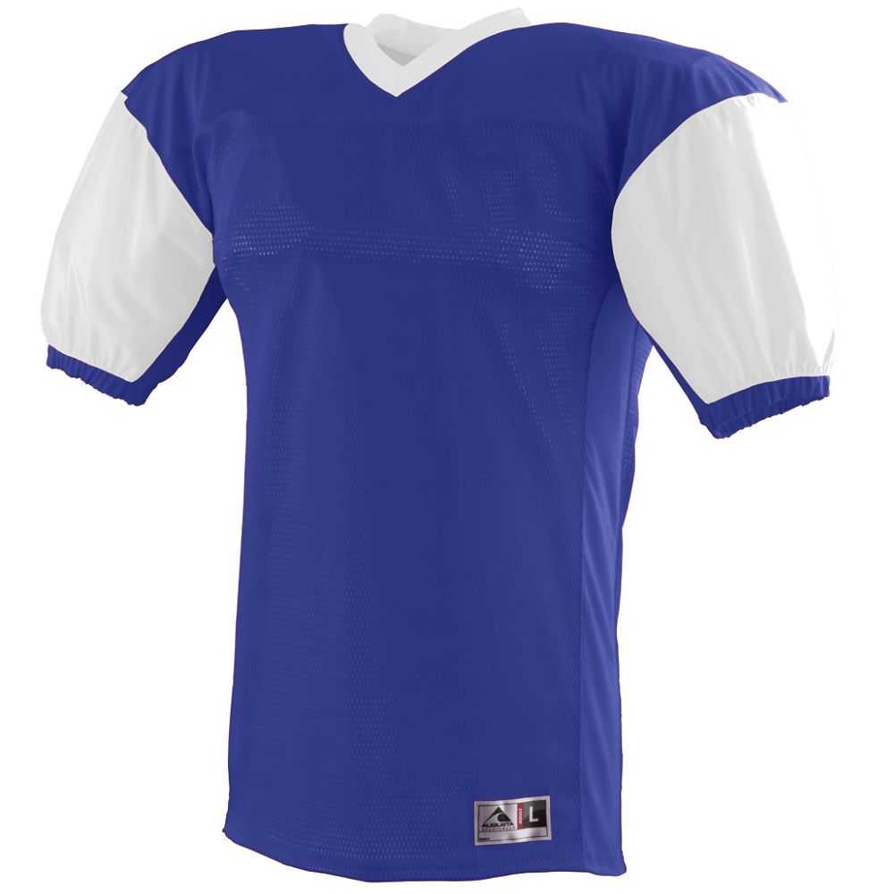 Augusta 9540 Red Zone Jersey - Purple White - HIT a Double
