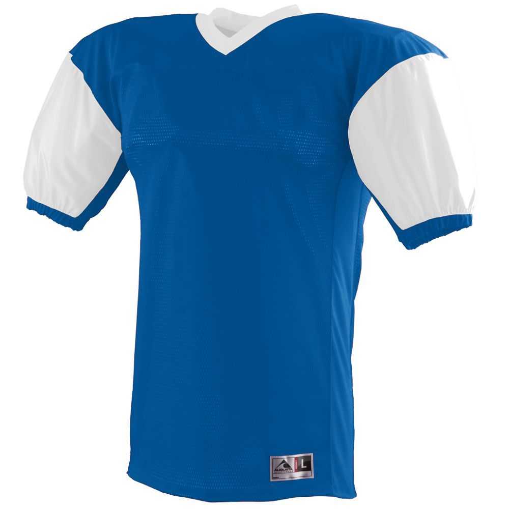 Augusta 9540 Red Zone Jersey - Royal White - HIT a Double