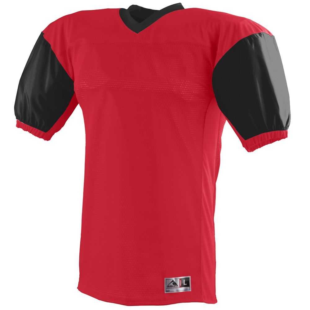 Augusta 9540 Red Zone Jersey - Red Black - HIT a Double