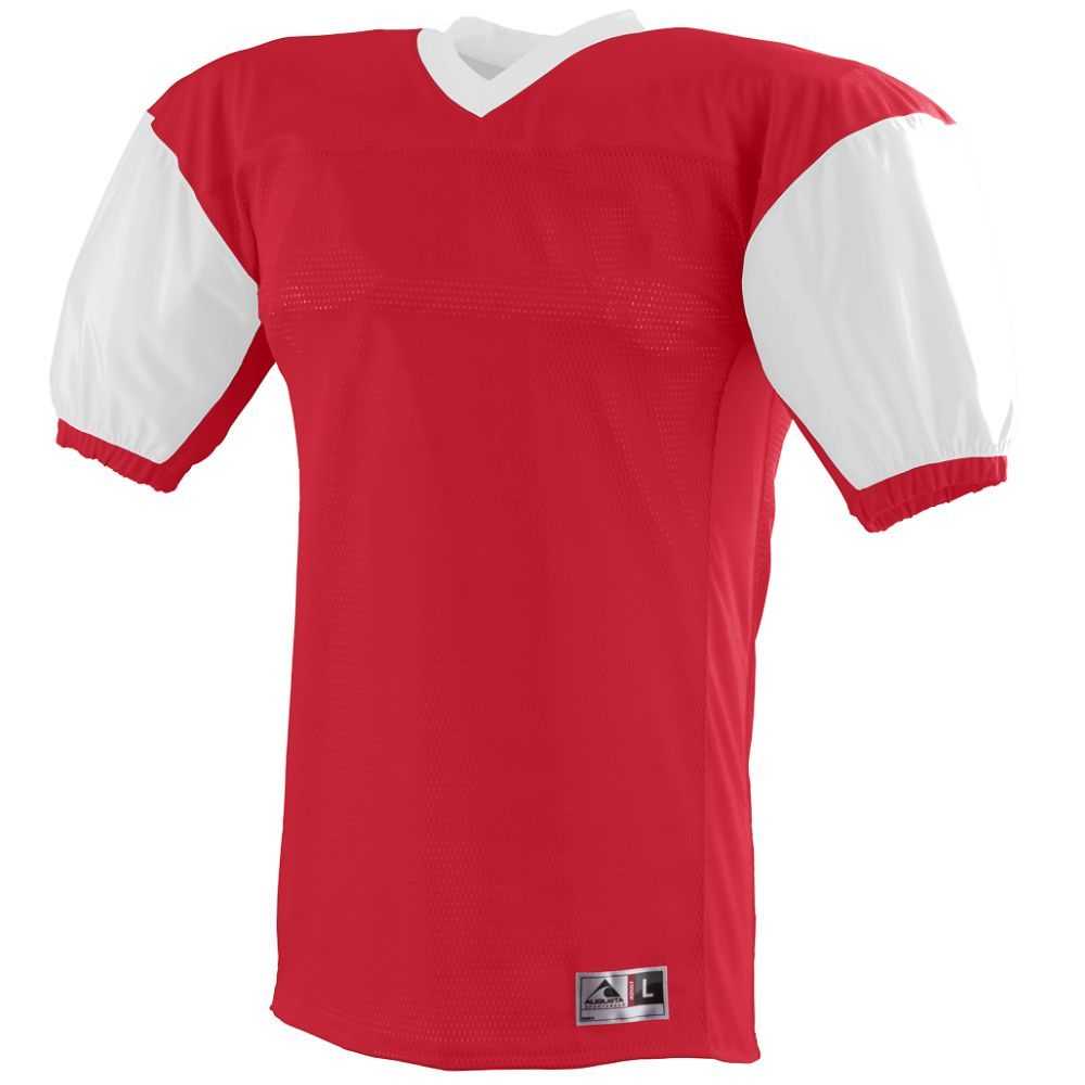 Augusta 9540 Red Zone Jersey - Red White - HIT a Double