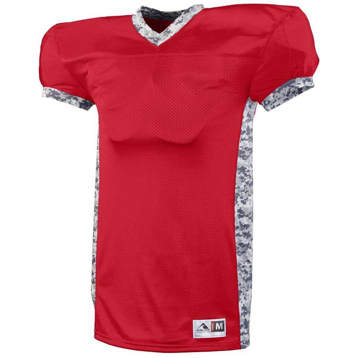 Augusta 9550 Dual Threat Jersey - Red White Camo - HIT a Double